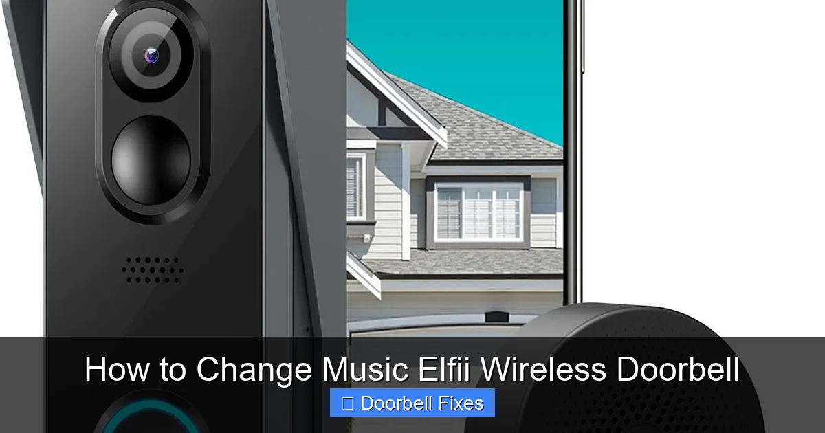 How to Change Music Elfii Wireless Doorbell