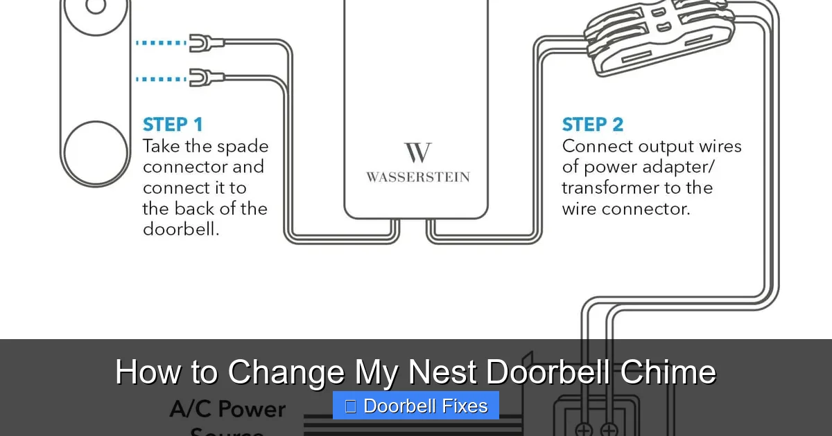 How to Change My Nest Doorbell Chime