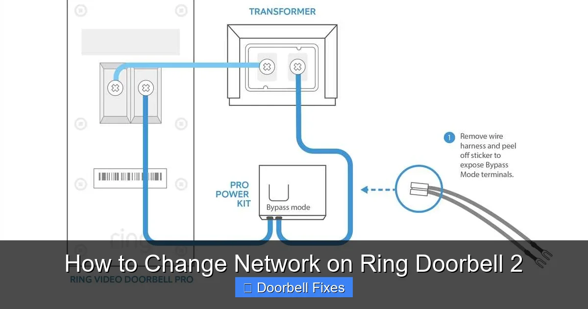 How to Change Network on Ring Doorbell 2