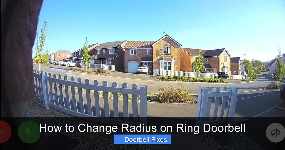 How to Change Radius on Ring Doorbell