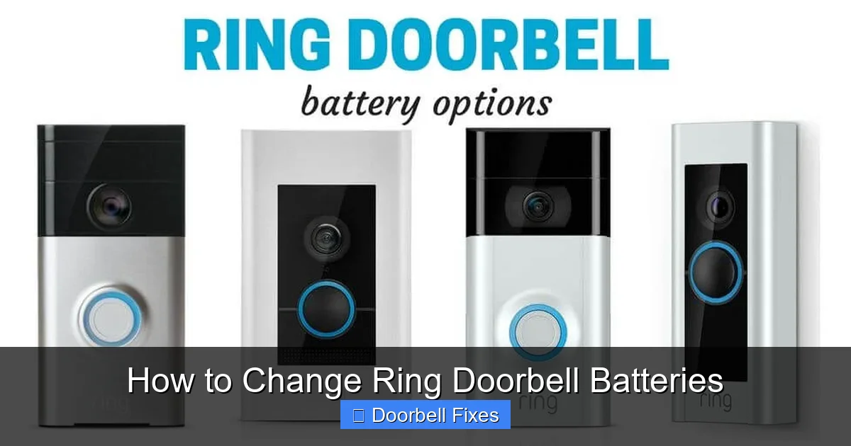 How to Change Ring Doorbell Batteries