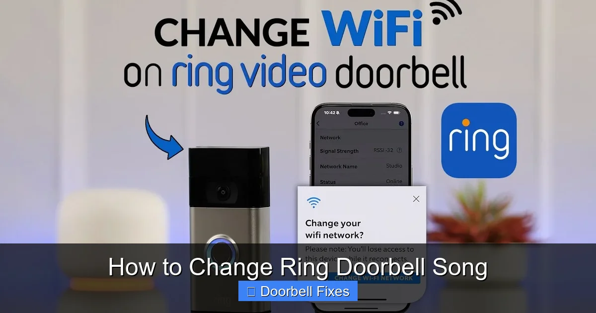 How to Change Ring Doorbell Song