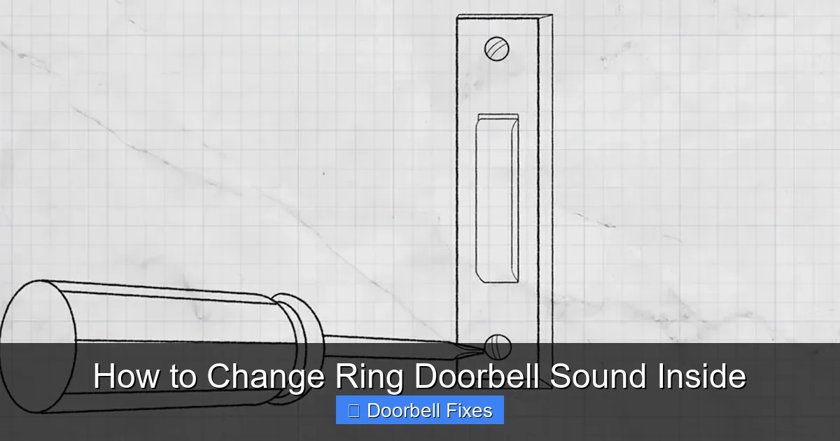 How to Change Ring Doorbell Sound Inside