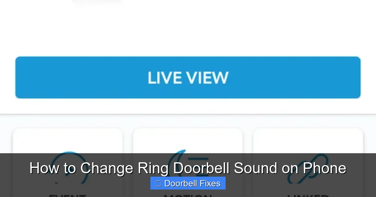 How to Change Ring Doorbell Sound on Phone