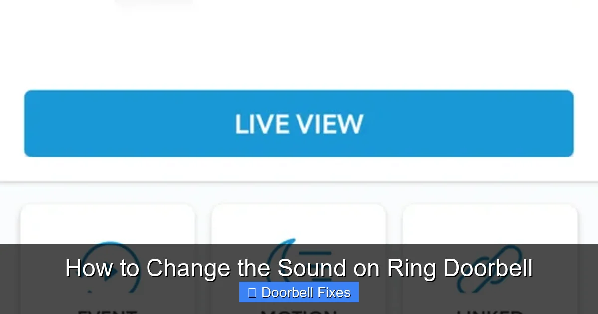 How to Change the Sound on Ring Doorbell