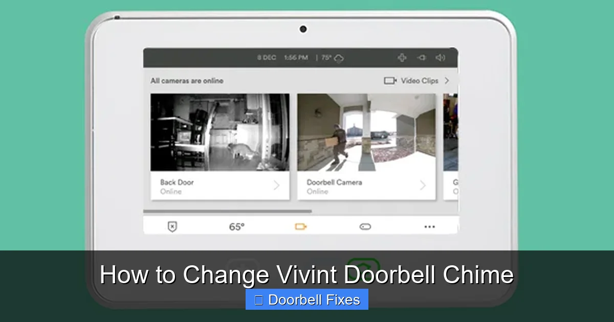 How to Change Vivint Doorbell Chime