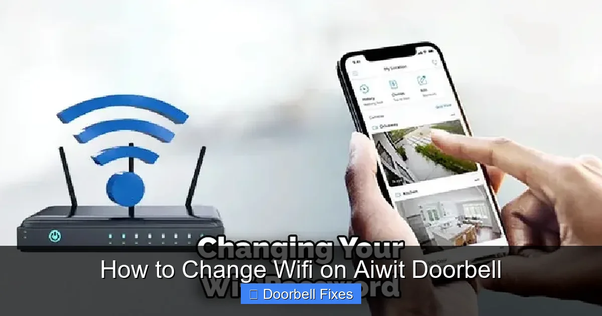 How to Change Wifi on Aiwit Doorbell