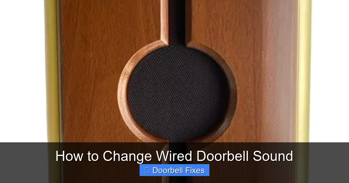 How to Change Wired Doorbell Sound
