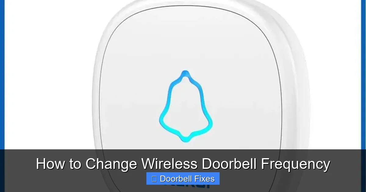 How to Change Wireless Doorbell Frequency