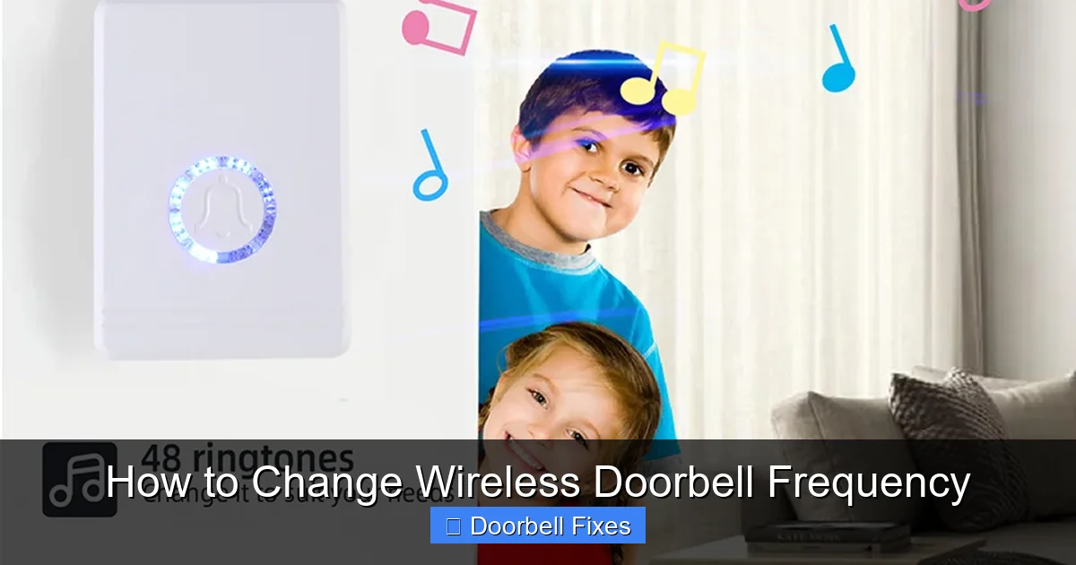 How to Change Wireless Doorbell Frequency