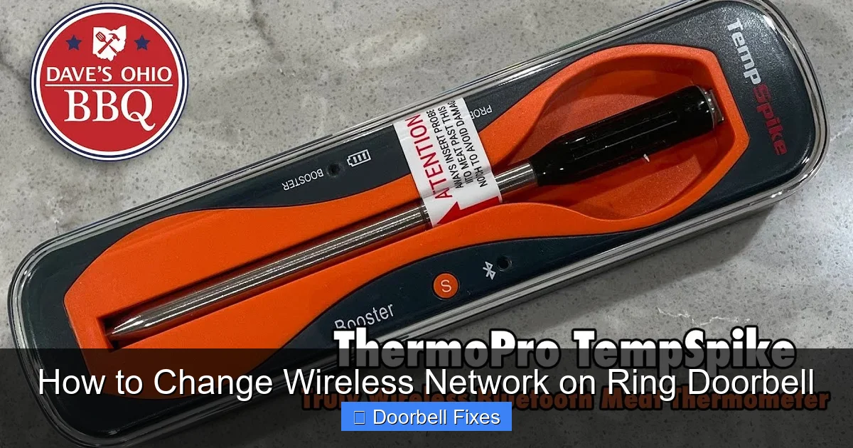 How to Change Wireless Network on Ring Doorbell