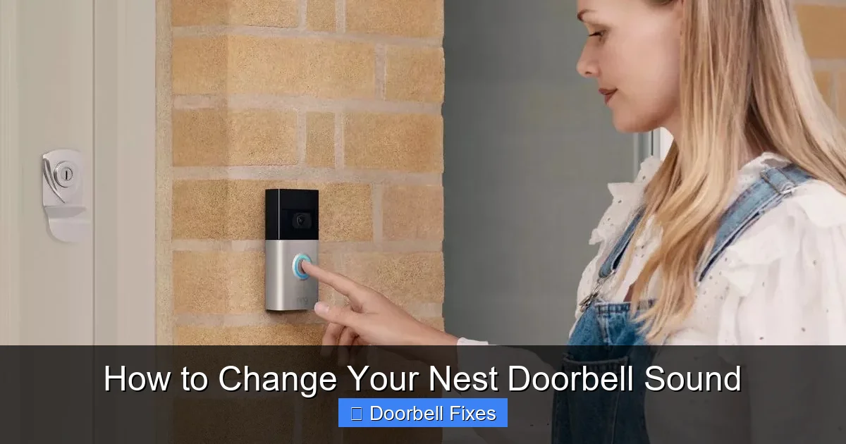 How to Change Your Nest Doorbell Sound