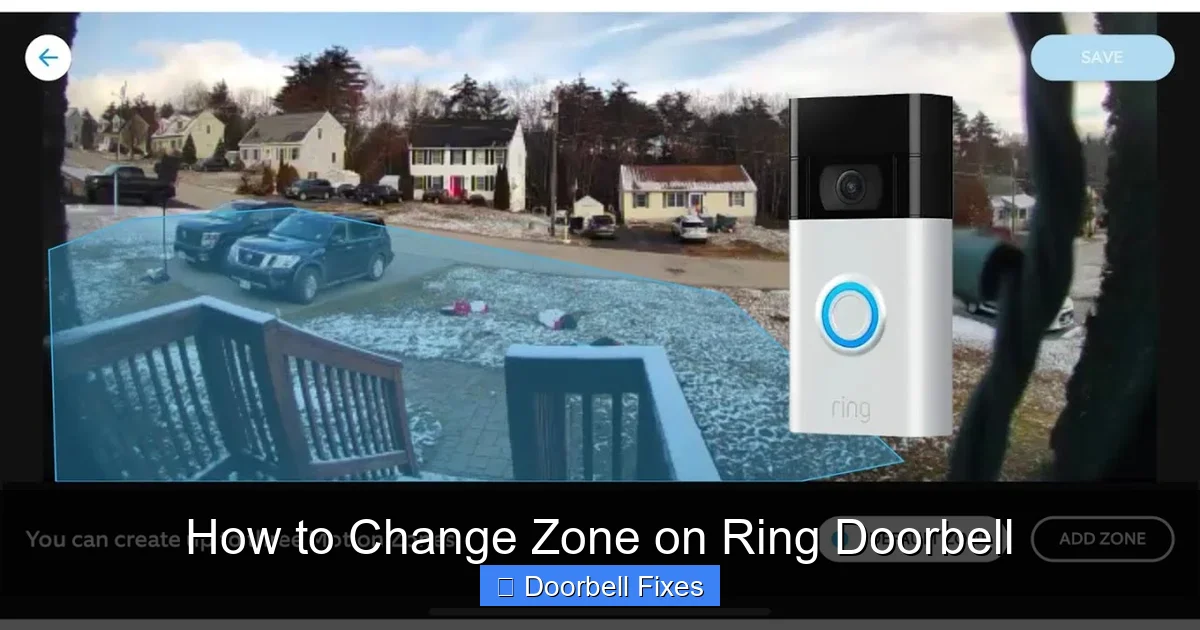 How to Change Zone on Ring Doorbell