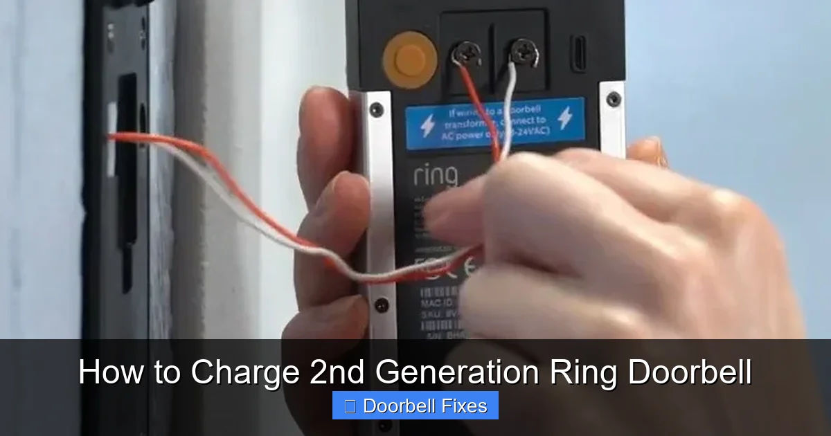 How to Charge 2nd Generation Ring Doorbell