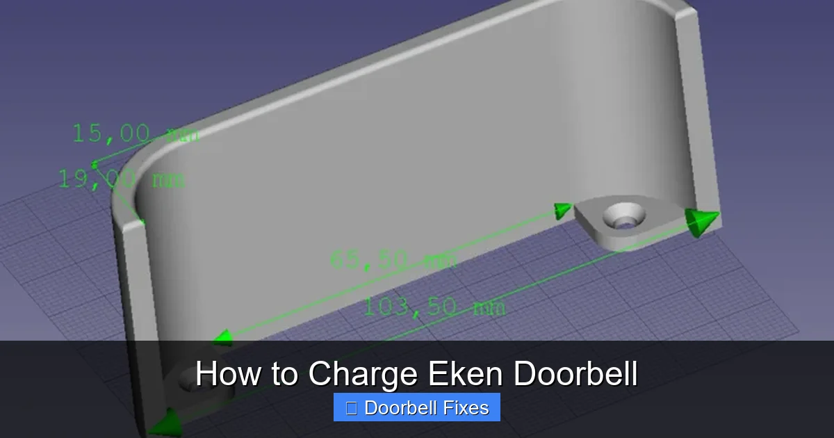 How to Charge Eken Doorbell