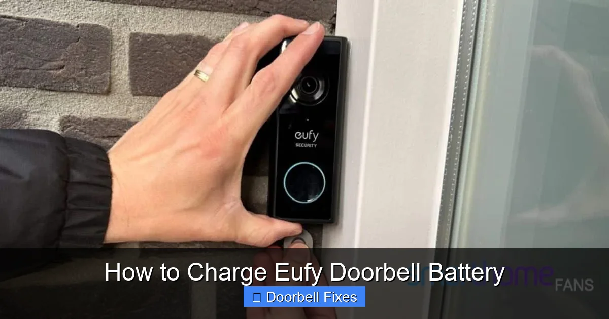How to Charge Eufy Doorbell Battery