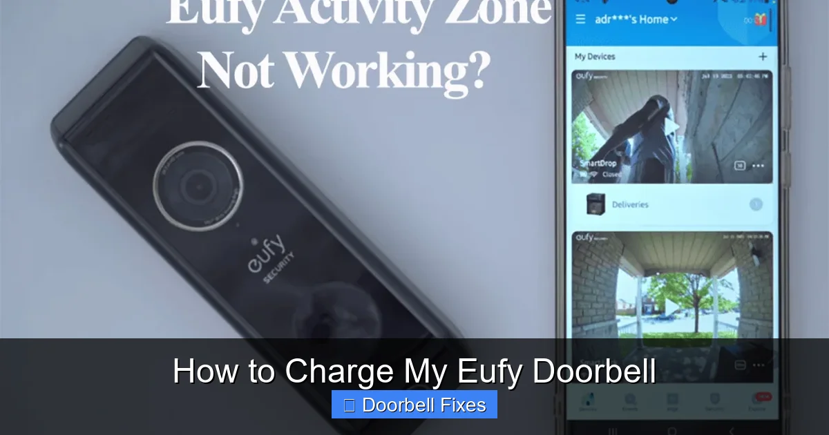 How to Charge My Eufy Doorbell