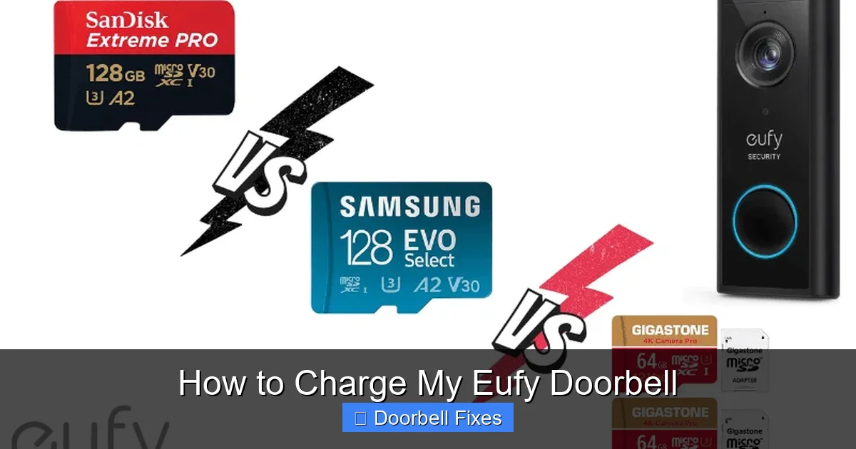 How to Charge My Eufy Doorbell