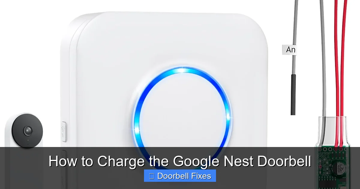 How to Charge the Google Nest Doorbell