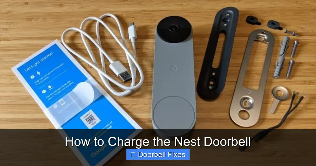 How to Charge the Nest Doorbell