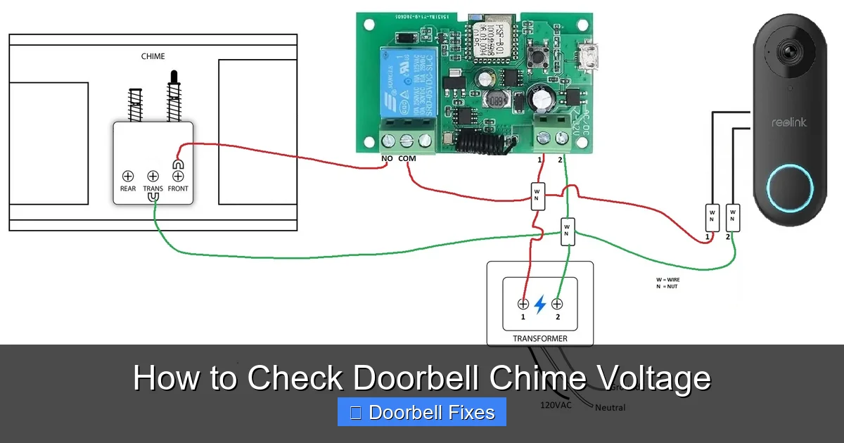 How to Check Doorbell Chime Voltage