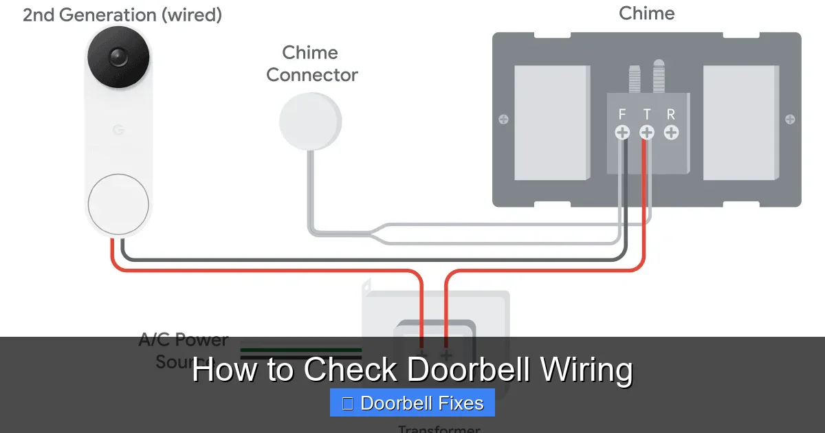 How to Check Doorbell Wiring