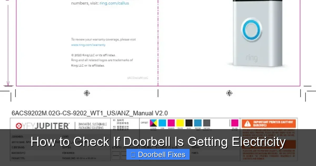 How to Check If Doorbell Is Getting Electricity