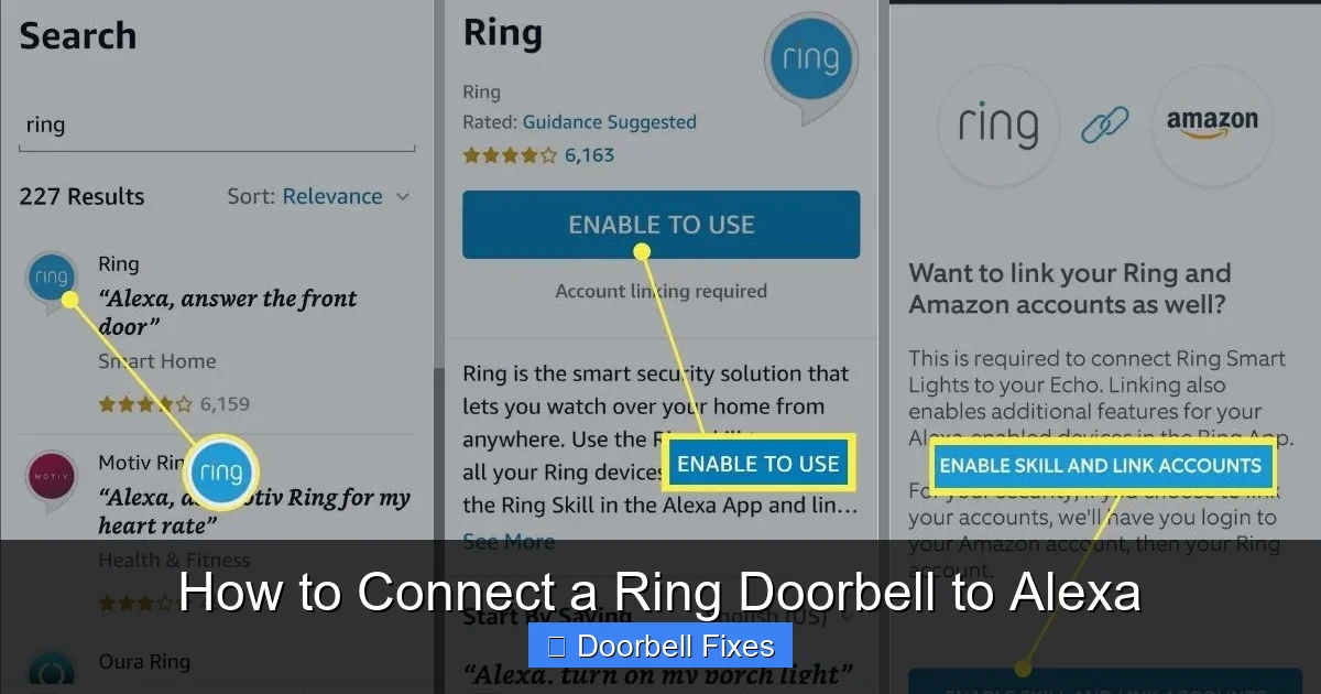 How to Connect a Ring Doorbell to Alexa