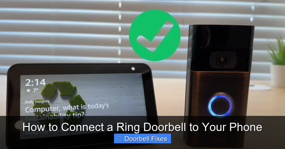 How to Connect a Ring Doorbell to Your Phone