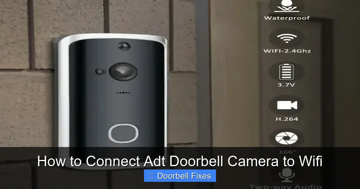 How to Connect Adt Doorbell Camera to Wifi
