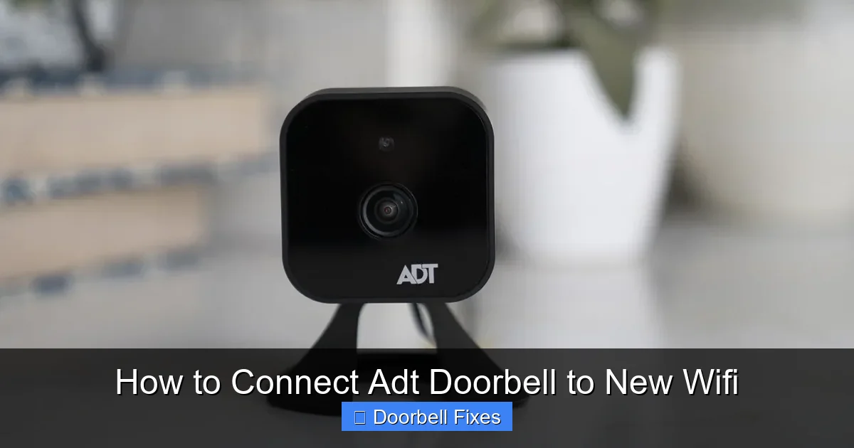 How to Connect Adt Doorbell to New Wifi