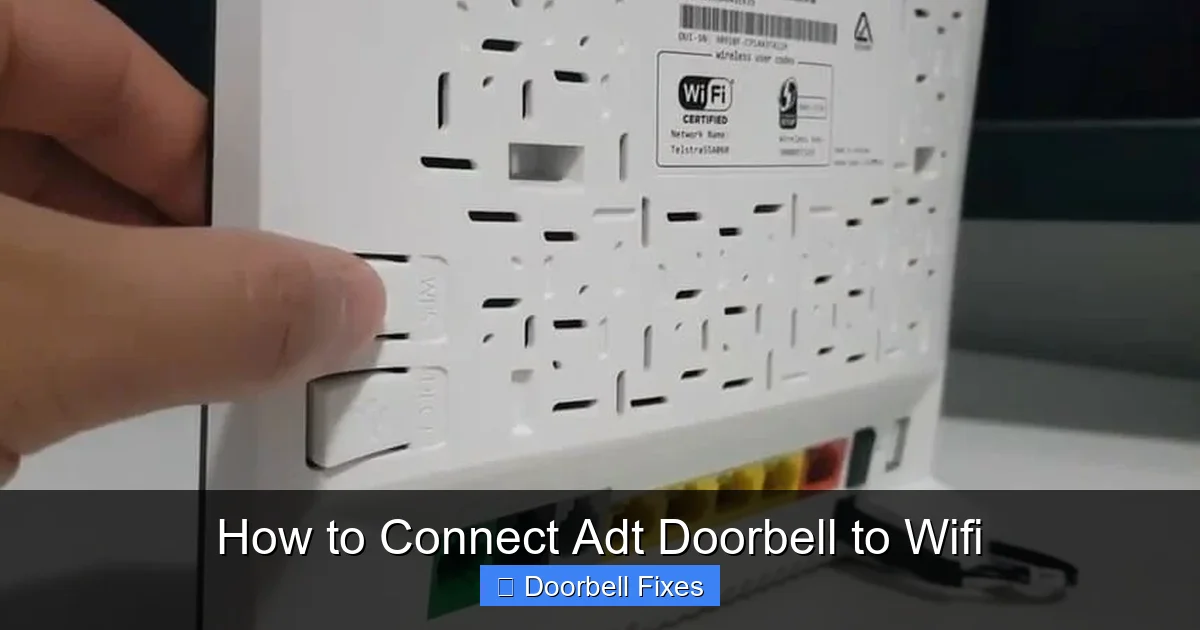 How to Connect Adt Doorbell to Wifi