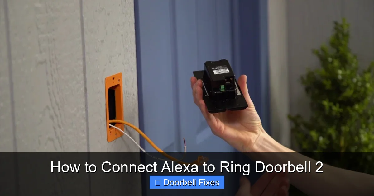 How to Connect Alexa to Ring Doorbell 2