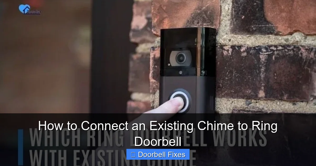 How to Connect an Existing Chime to Ring Doorbell