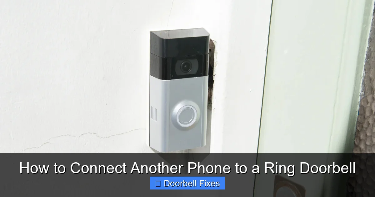 How to Connect Another Phone to a Ring Doorbell