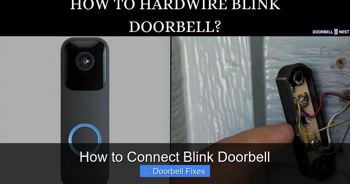 How to Connect Blink Doorbell