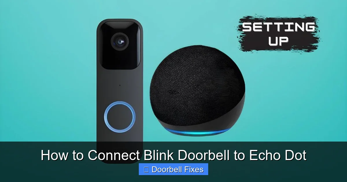 How to Connect Blink Doorbell to Echo Dot