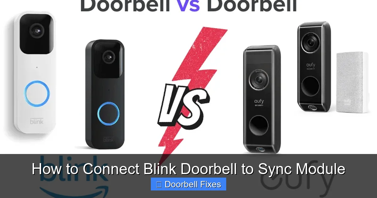 How to Connect Blink Doorbell to Sync Module