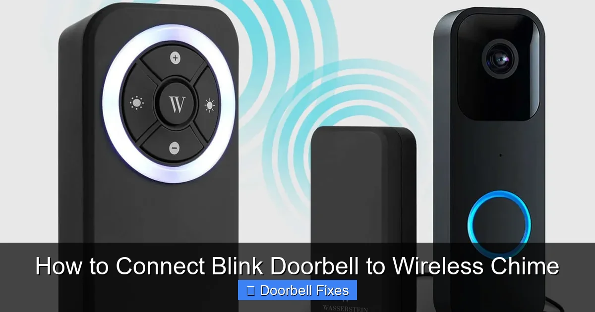 How to Connect Blink Doorbell to Wireless Chime
