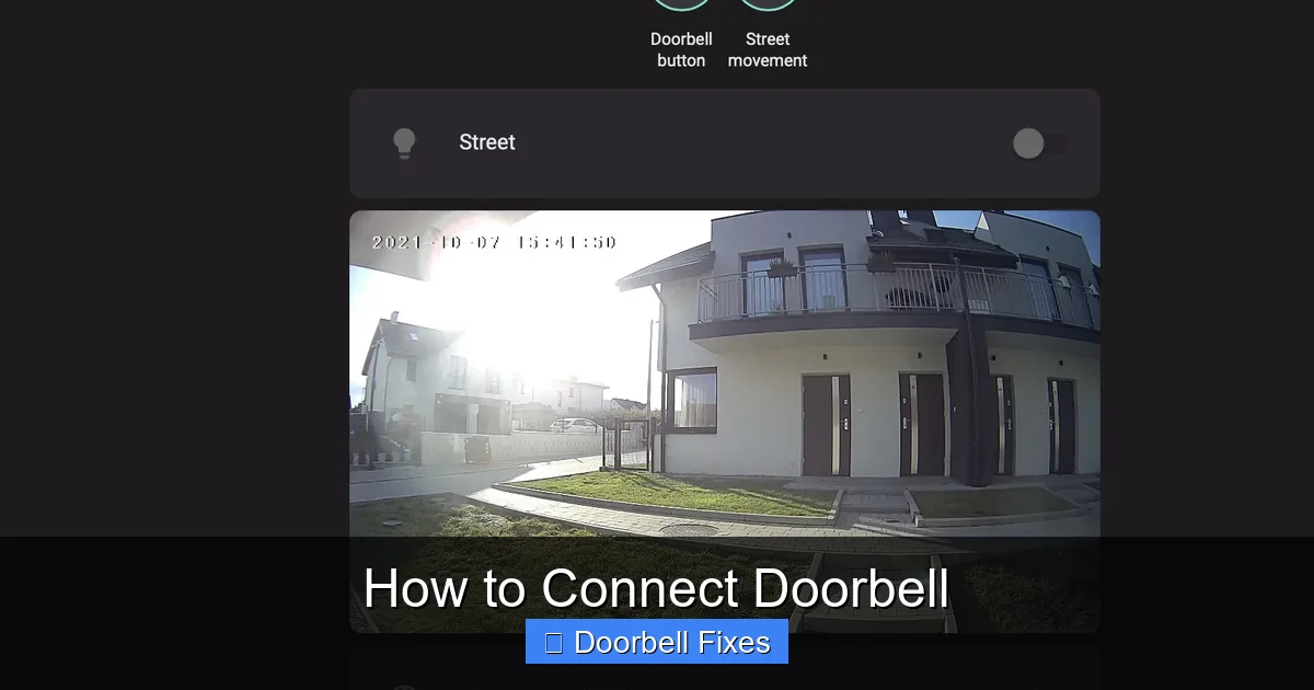 How to Connect Doorbell