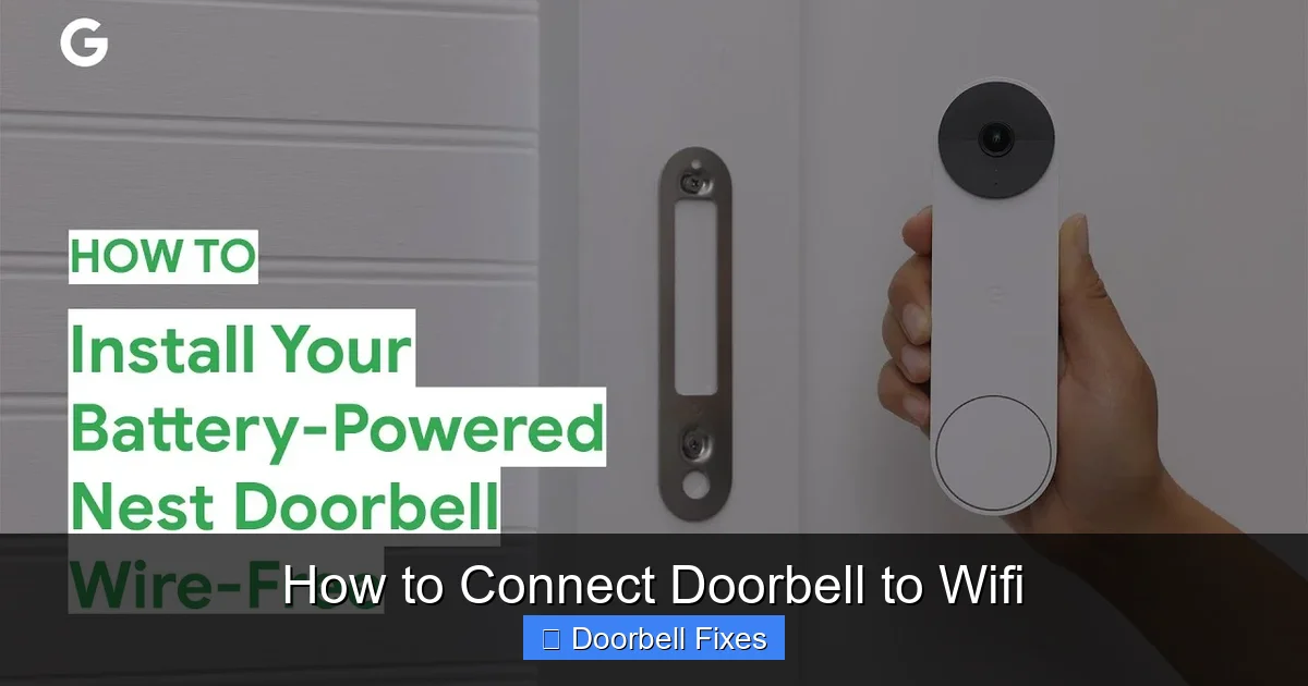 How to Connect Doorbell to Wifi