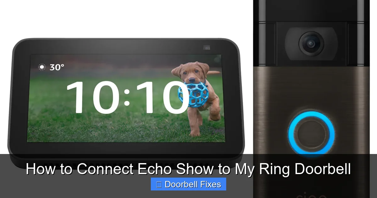 How to Connect Echo Show to My Ring Doorbell