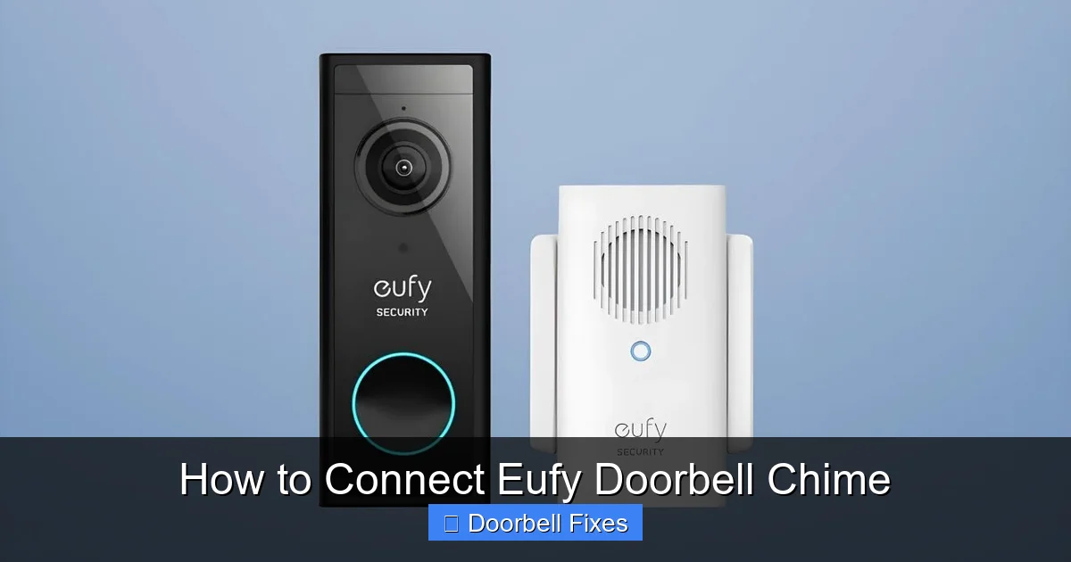How to Connect Eufy Doorbell Chime