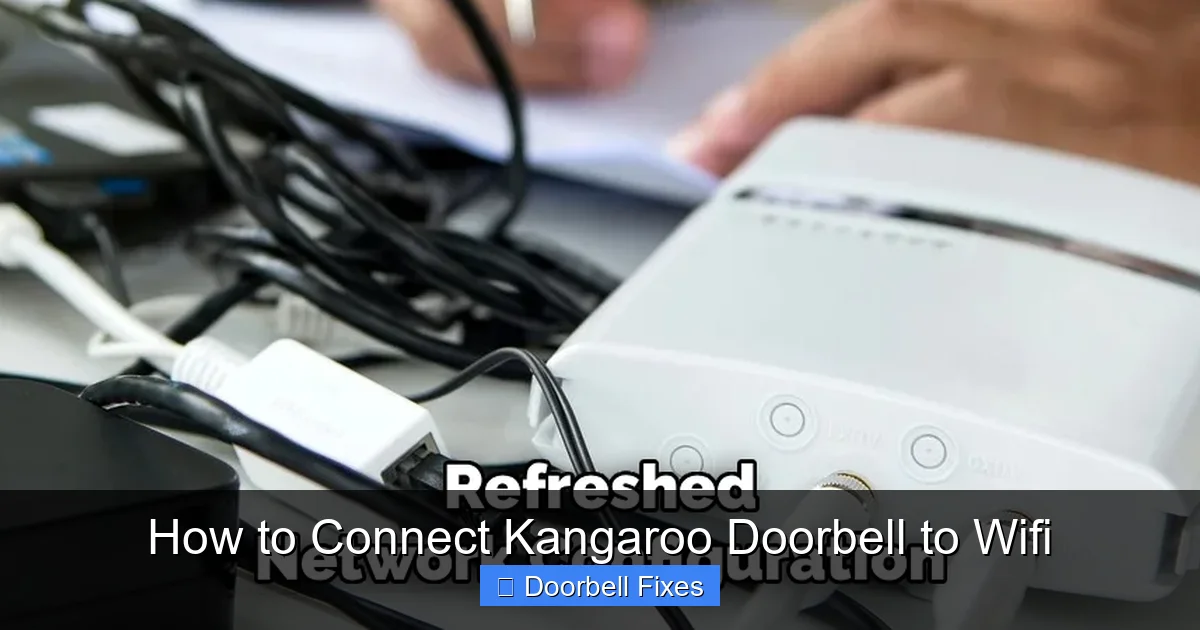 How to Connect Kangaroo Doorbell to Wifi