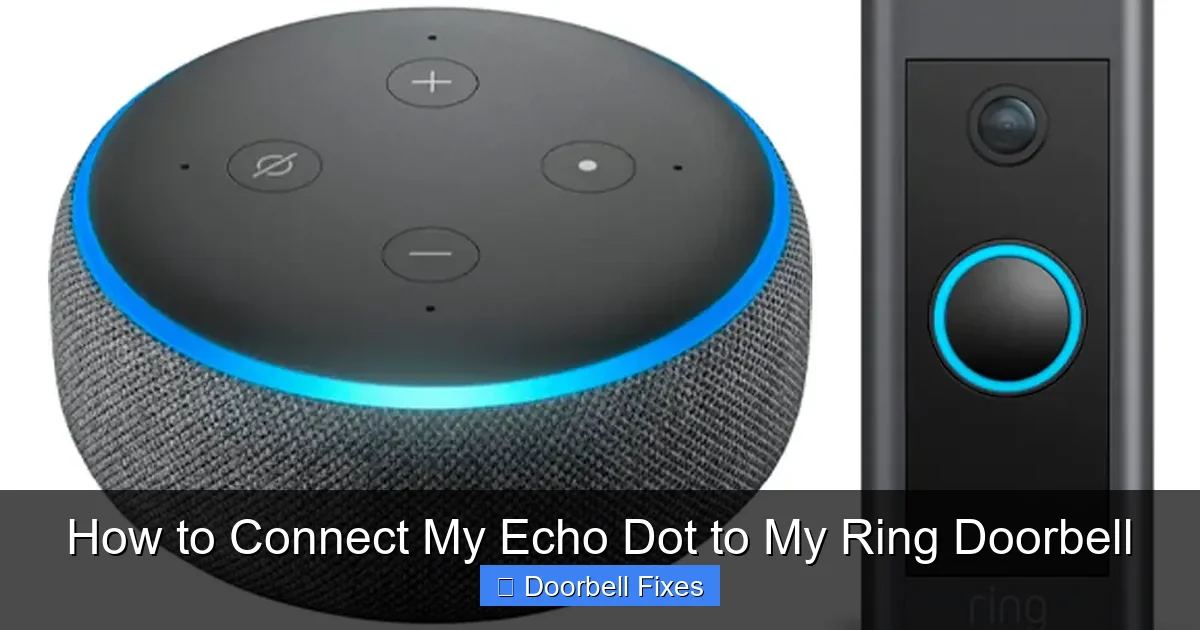 How to Connect My Echo Dot to My Ring Doorbell