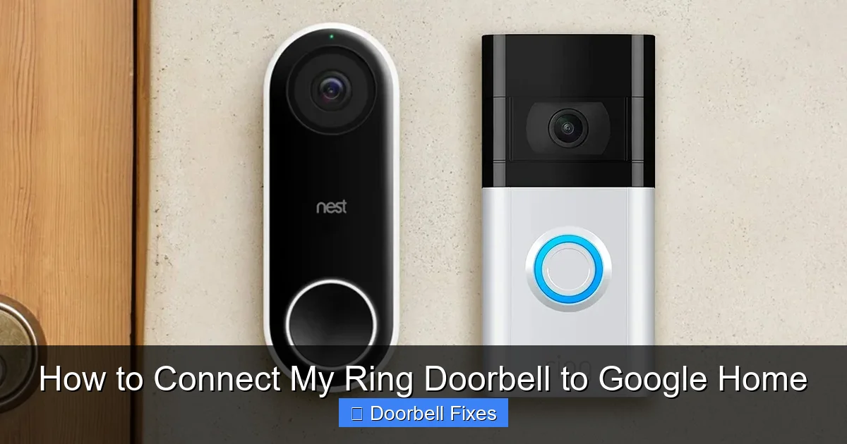 How to Connect My Ring Doorbell to Google Home