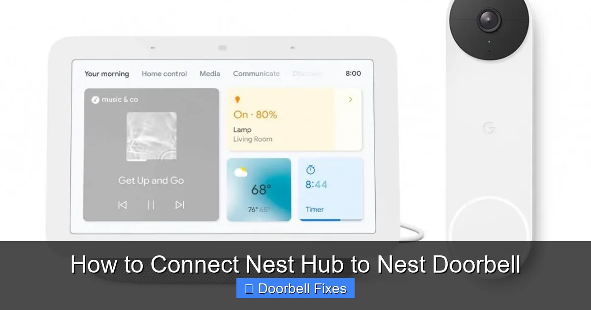 How to Connect Nest Hub to Nest Doorbell