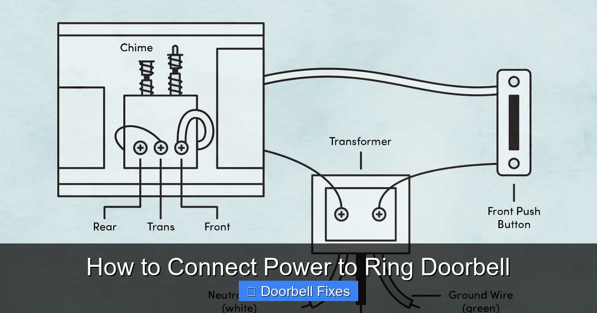 How to Connect Power to Ring Doorbell