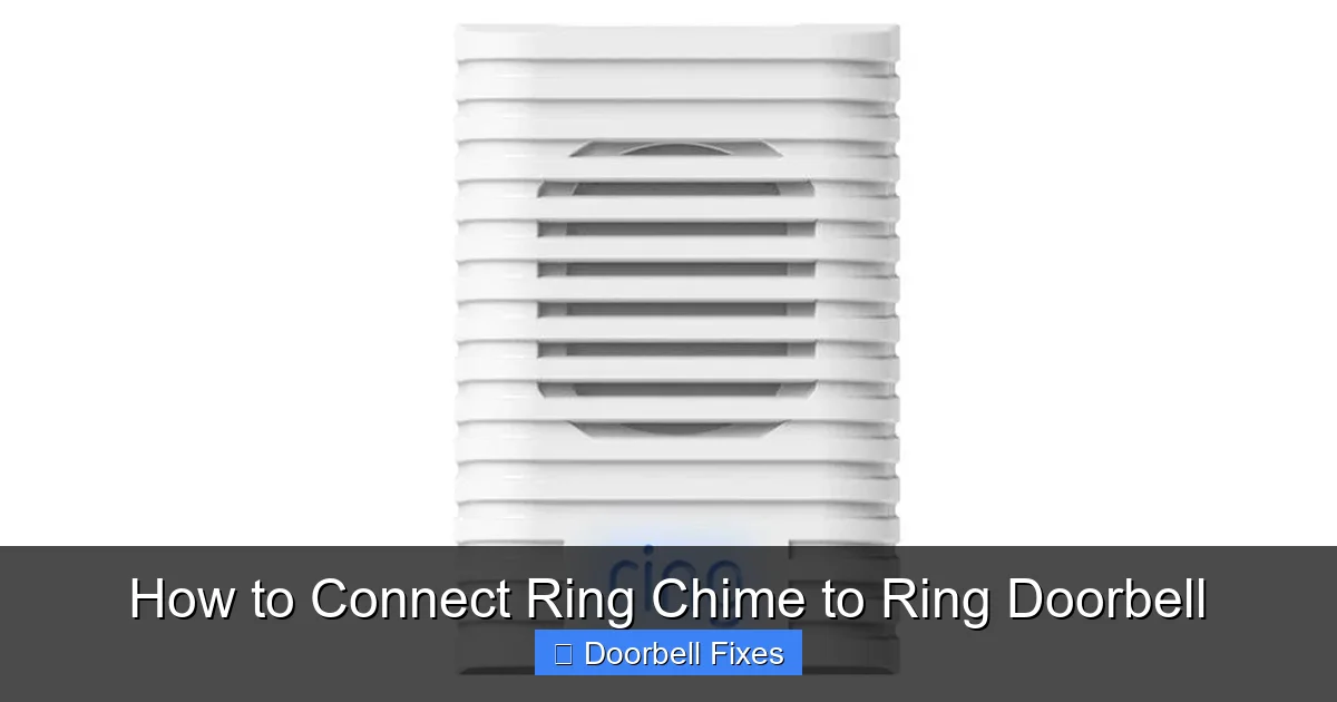 How to Connect Ring Chime to Ring Doorbell