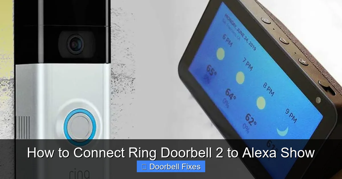 How to Connect Ring Doorbell 2 to Alexa Show
